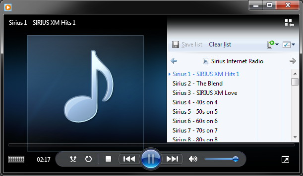 SiriusXMStreamer Sirius XM Internet Radio Stream Proxy
